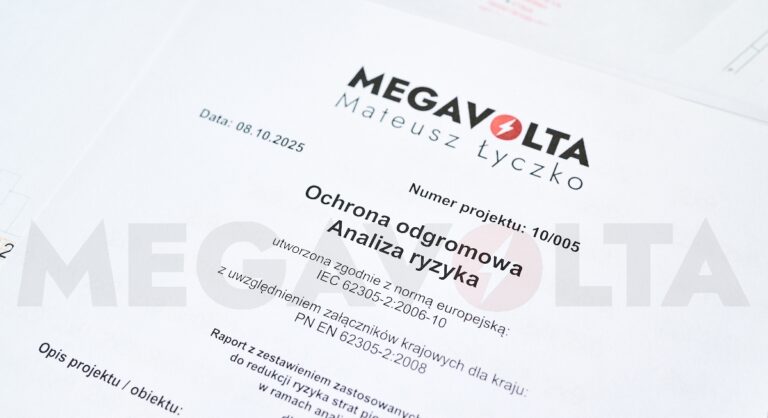 projekt instalacji odgromowej