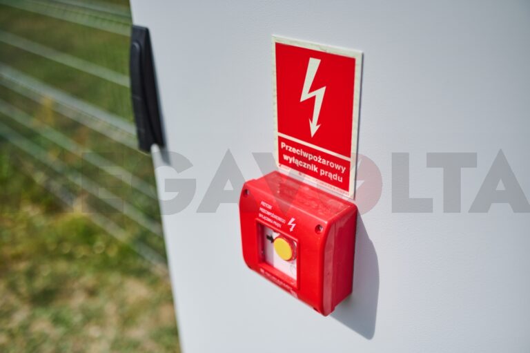 projekt przeciwpożarowego wyłącznika prądu