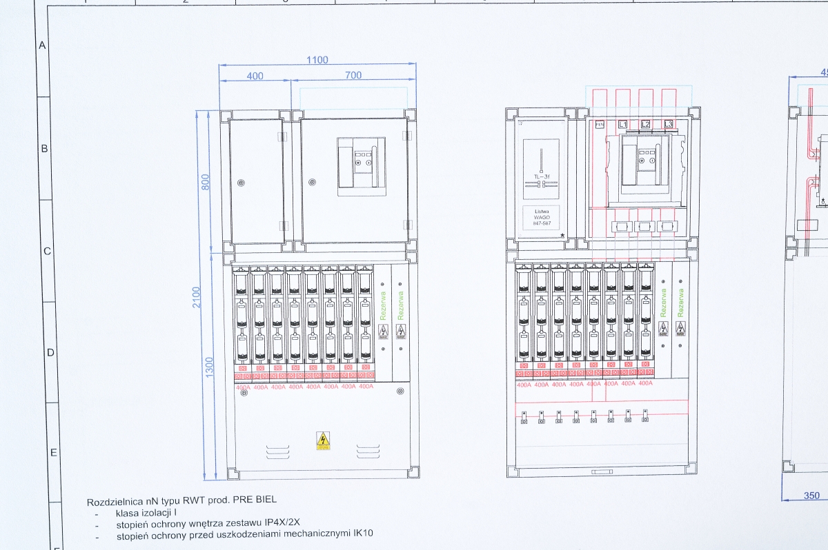projekt układu SZR Opole