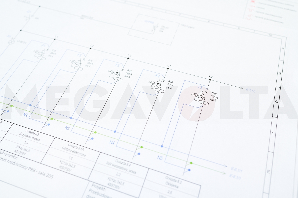 projekt instalacji elektrycznej