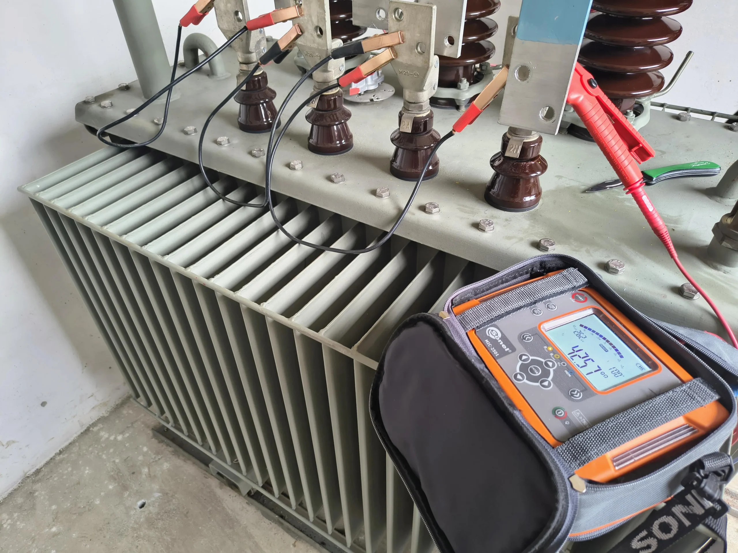 Pomiary transformatora elektroenergetycznego