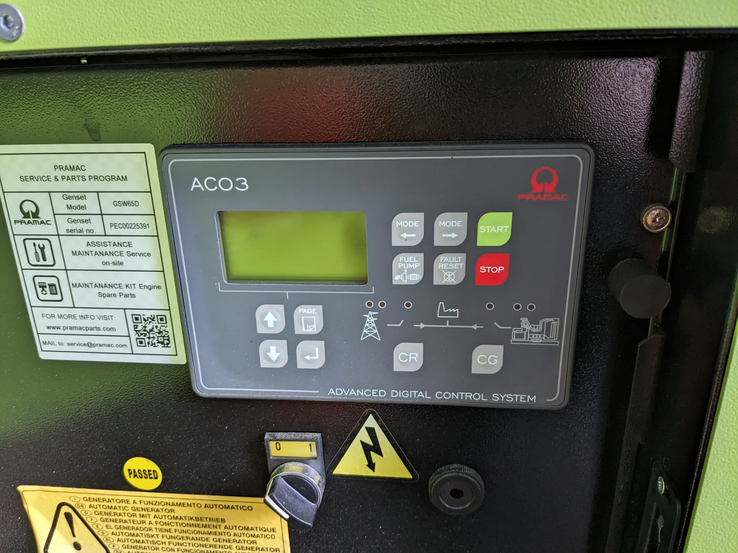 Zasilanie instalacji z agregatu prądotwórczego